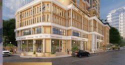 Apartments and shops